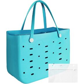 X-Large Rubber Beach Bag for Men & Women, Large Capacity Travel Bag Beach Tote Bag for the Beach Boat Pool