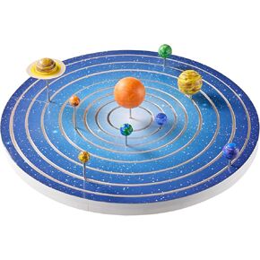 DIY Solar System Kit - Educational Paint & Assemble Set for Kids - Creative Craft Project for Astronomy Enthusiasts - Fun & Engaging Science Learning,Solar System Project Kit, Solar System Model Kit