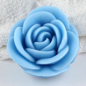 Rose Flower Candle Molds Rose Flower Silicone Mold Rose Candle Mold for Candle Home Decorate Mold Candle Making Aromatherapy Gypsum Candles Clay Craft