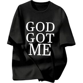 SweatyRocks Boy's T Shirts Letter Print Short Sleeve Crew Neck Drop Shoulder Tee Tops
