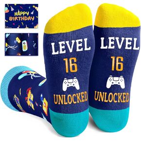 Zmart 16th Birthday Gifts Ideas for Boys - Socks for Teenager Boy Girl Age 16, Birthday Presents for 16 Year Olds Teens