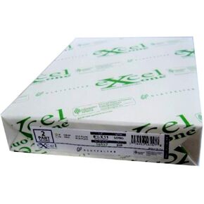Carbonless Paper 2-part 1 Ream / 500 Sheets (250 Sets) Bright White / Canary 8 1/2 X 11 by Excel Glatfelter