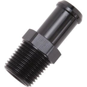 Edelbrock 8159 Heater Hose Fitting Straight 1/2 in. NPT and 5/8 in. Barb Black Heater Hose Fitting