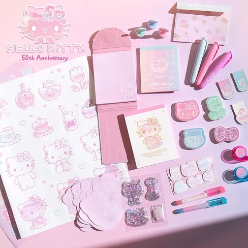 Hello Kitty 50th Anniversary Mini Collectible Stationery Set in Saudi Arabia