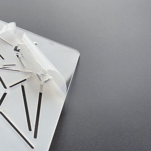 Acrylic Sashiko Stencil, Embroidery Pattern Template, Quilting Stencil Tool, 12 x 12cm (Pattern F) in Kuwait