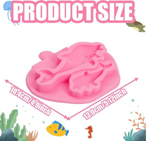 2-Cavity Turtle Cake Decoration Fondant Mold, Crab Silicone Molds for Chocolate, Cookies, Fudge, Marzipan, Flower Paste, Mousse, Dough, Butter, DIY Plaster, Polymer Clay, Resin Crafts in Saudi Arabia