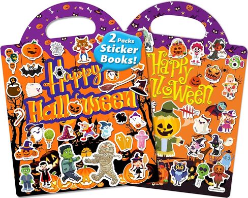Reusable Sticker Book for Toddlers 2-4 Years, Stickers for Kids, Toddler Sticker Book Ages 1-3, Toddler Craft Activities, Toddler Travel Toys Ages 2+ Boy Girl Birthday Gifts in Kuwait