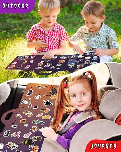 Reusable Sticker Book for Toddlers 2-4 Years, Stickers for Kids, Toddler Sticker Book Ages 1-3, Toddler Craft Activities, Toddler Travel Toys Ages 2+ Boy Girl Birthday Gifts in Kuwait