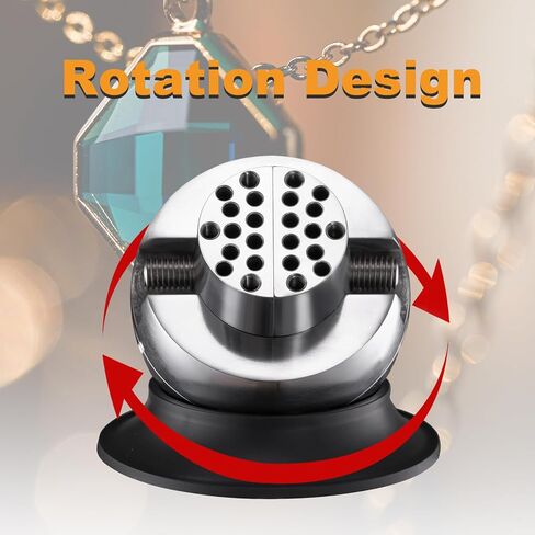 DZQ Ball Vise 3" Engraving Setting Tool 360°Rotation Professional Ball Vise 36PCS Attachment Jewelry Engraving Block Tools Standard Block (Black) in Saudi Arabia