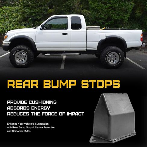 توقف الصدمات الخلفية، مصدات ارتداد المحور الخلفي مناسبة لسيارة Toyota 1995-2001 Tacoma، 1989-1995 Pickup 4Runner، 1993-1998 T100 (زوج واحد) in Saudi Arabia