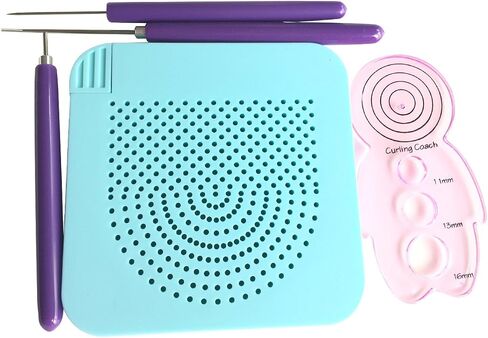 Lantee Quilling Supplies - 20 Sets of Quilling Paper Kits Include 8 Pack of 3mm 960 Quilling Paper Strips and 12 Quilling Tools in Saudi Arabia