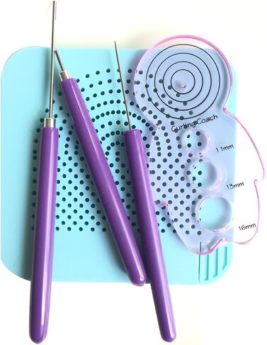 Lantee Quilling Supplies - 20 Sets of Quilling Paper Kits Include 8 Pack of 3mm 960 Quilling Paper Strips and 12 Quilling Tools in Saudi Arabia