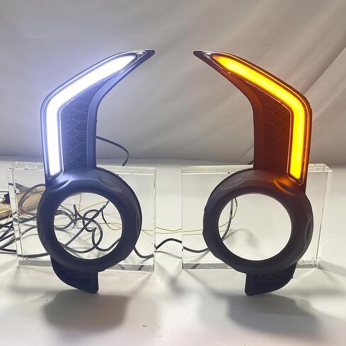 HIGH FLYING for Toyota 4Runner 2014-2024 Car Accessories LED Fog Light Day Lights DRL Daytime Running Lights 2PCS of A Kit, NOT Fit Limited (White & Amber Lighted) in Saudi Arabia