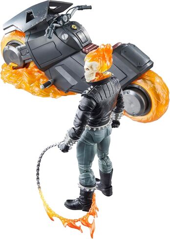 سلسلة مارفل ليجيندز جوست رايدر (داني كيتش) مع دراجة نارية، شخصية مجسمة للذكرى السنوية الخامسة والثمانين قابلة للتجميع مقاس 15.24 سم in Kuwait