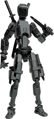 Pre-Assembed 3D Printed 5.54'' Stick 13 Action Figure, Multi-Jointed Tian13, Articulated T13 Desktop Decoration,12 in 1 Accessories, Best Birthday Festival Gift in Saudi Arabia