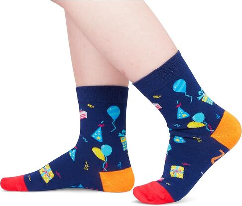 HAPPYPOP 9th Birthday Gifts Ideas Socks - Gifts for Kids Age 9, 2015 Birthday Gift Ideas for Boys Girls, Presents for 9 Year Olds in Saudi Arabia