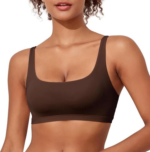 PrettyGuide Women's Wireless Scoop Neck Bralette Seamless Bra No Underwire Unlined Comfortable Bras in Saudi Arabia