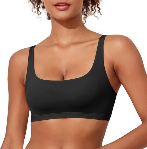 PrettyGuide Women's Wireless Scoop Neck Bralette Seamless Bra No Underwire Unlined Comfortable Bras in Kuwait