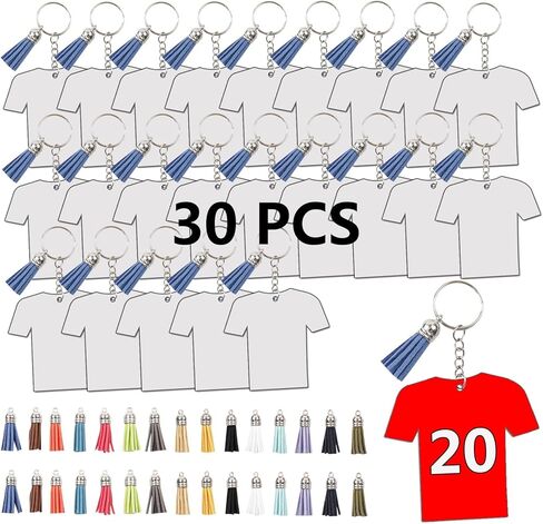 90 قطعة من سلسلة المفاتيح التسامي مع شرابات مزدوجة الجوانب من MDF مفاتيح سلاسل المفاتيح التسامي نقل الحرارة الفراغات علامات الأمتعة السائبة in Kuwait