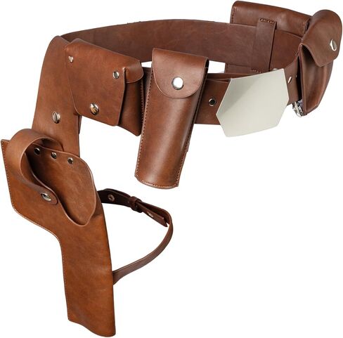 Luke Belt Solo Belt Vader Belt Holster with Pouches for SW Cosplay Accessories in Saudi Arabia