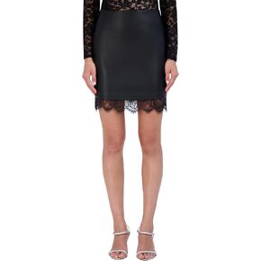 BCBGeneration Women's Faux Leather Mini Skirt