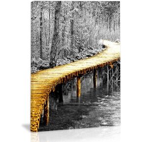 Modern Abstract Wall Art Decor Black And White Canvas Painting Kitchen Prints Pictures For Home Living Dining Room