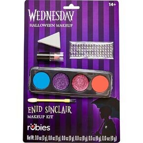 Rubie's Wednesday Addams Enid Sinclair Halloween Makeup Kit, As Shown, One Size