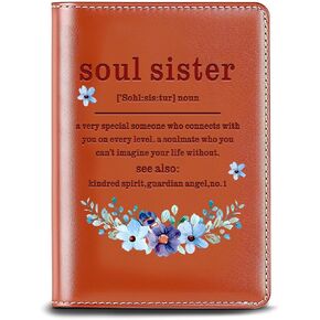 Sister definition Lined Journal Notebook Friendship Leather Notebook Bestie Gift BFF Gifts Thank You Gifts for Sister (cross sister in Christ) in Kuwait