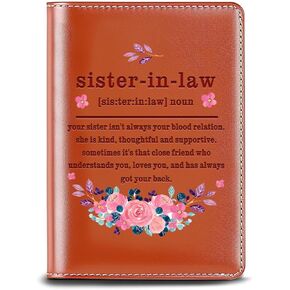 Sister definition Lined Journal Notebook Friendship Leather Notebook Bestie Gift BFF Gifts Thank You Gifts for Sister (cross sister in Christ)