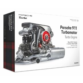 Franzis Porsche 911 Turbo Model Engine Kit 1:3 Scale with Collector's Book
