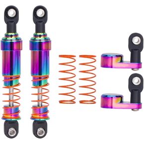 RC Shock Absorber 2 Pcs RC Dampers with Offset Cap for 1/10 RC Crawler SCX10 TRX4 Capra LCG Cheater Rigs VS4-10 90046 D90 (95mm 2pcs)