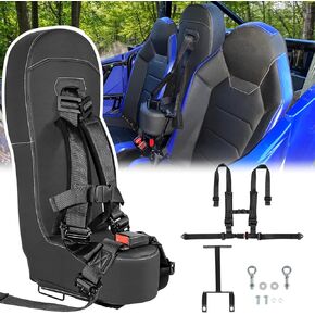 Bump Seat with 4-Point Harness Front and Rear Jump Seat for Polaris RZR 1000 and 900 All Models 2014-2023 (XP, Turbo, Turbo S, Dynamix, Trail, High Lifter, Trail & Rocks)