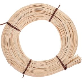 VILLCASE 1 Roll Woven Rattan Caning Material Weaving Kit Rattan Fix Material Rattan Material for Patio Woven Chair Wicker Material for Garden Rattan Cane Webbing Storage Basket Canned