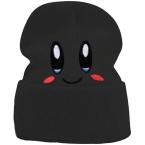 Anime Cute Kir by Beanie Video Game Funny Adult Size Anime Hat Accessory Kawaii Hallowene Hat for Men and Women
