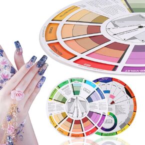 Color wheel, Pocket guide for color mixing, Color circle colors learning guide Mixing Painting Teaching Tool Art Course Wheels Color 23.5cm