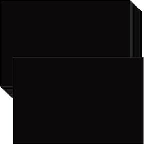 50 Sheets Black Card Stock 4 x 6 Inches, 250gsm/92 lb Blank Cardstock Paper for Making Postcards, Invitation Cards, Greeting Cards, Paper Crafts or Drawing(B46)