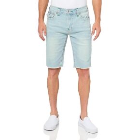 True Religion Men's Rocco Super T Short Flap 1/2" Raw Hem