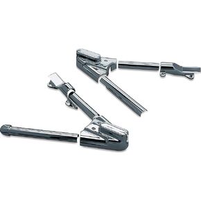 Kuryakyn 8256 Motorcycle Accent Accessory: Swingarm Covers for 2000-07 Harley-Davidson Softail Motorcycles, Chrome