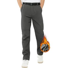 Men's ski snow pants waterproof insulated fleece lined winter Snowboard hiking pants for outdoor work