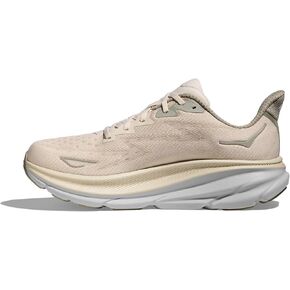 Hoka Men's Clifton 9 Sneaker, Oat Milk/Barley, 12.5