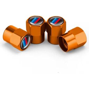 Car Wheel Tire Valve Stem Caps Valve Covers Compatible with BMW M 3 5 7 X1 X3 M3 M5 X1 X5 X6 Series (Black)