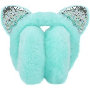 ACTLATI القط الأذن غطاء للأذنين طوي الأذن تدفئة الترتر أفخم الأذن يفشل الشتاء في الهواء الطلق الأذن يغطي للنساء الفتيات in Kuwait