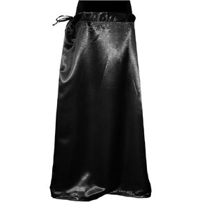 TMS Sari Petticoat Satin Stitched Adjustable Waist Saree Underskirt Lining Skirts