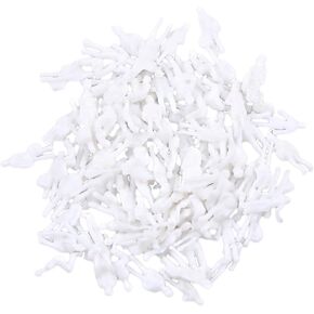 1:300 Scale White Unpainted Model Figure Train Passenger DIY Paint (Pack of 100)