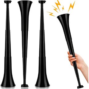 4 Pcs Vuvuzelas Soccer Horn Collapsible Stadium Horn Hockey Horn Blow Horn Stadium Horn Noise Maker Loud Sound Handheld Horn Sports Horn Noisemaker for Sports Events Parties Accessories