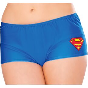 Rubie's Women's DC Comics Supergirl Boy Shorts, Multi, One Size
