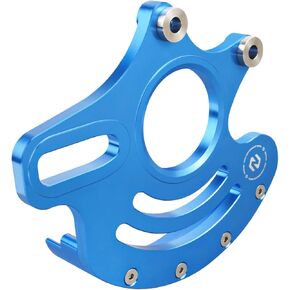Rear Caliper Bracket Disc Brake Guard 11mm Aluminum Compatible with Yamaha YFZ450R 2009 2010 2011 2012 2013-2023, YFZ450RSE 2017 2018 2019 2020 2021 2022 2023, See Fitments Black
