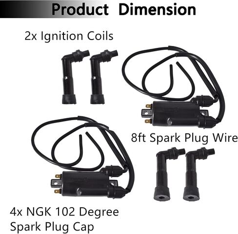 Ignition Coils Caps and Wire Replacement for Honda CB650 CB650C CB650SC GL1100 GL1200 in Saudi Arabia