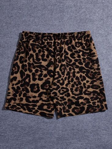 Floerns Men's Boho Tribal Print Drawstring Waist Summer Shorts with Pocket in Saudi Arabia