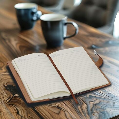 هدية عتيقة مقاس A5، دفتر يوميات جلدي قابل لإعادة التعبئة، غطاء صلب من الجلد، مذكرات قفل سفر منقوشة قديمة (أزرق عتيق) in Kuwait